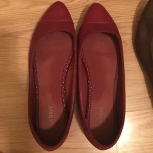 Burgundy Old Navy Fabric Flats